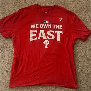 Fanatics Red Philadelphia Phillies 'We Own The East' Men's T-Shirt